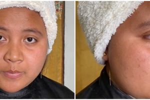 Transformasi wanita kulit sawo mateng dirias MUA, hasilnya flawless bak Kesha Ratuliu