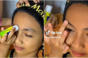 Remaja di makeup bocah 5 tahun ini hasilnya di luar ekspektasi, skill bak MUA-nya panen pujian