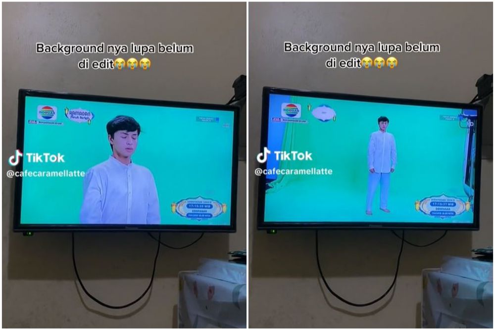 Heboh sinetron lupa diedit, ternyata begini sepelenya pembuatan adegan dengan green screen