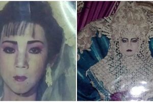 11 Potret riasan pengantin era 90-an ini keren pada masanya, ekspresi tanpa senyum si manten ikonik