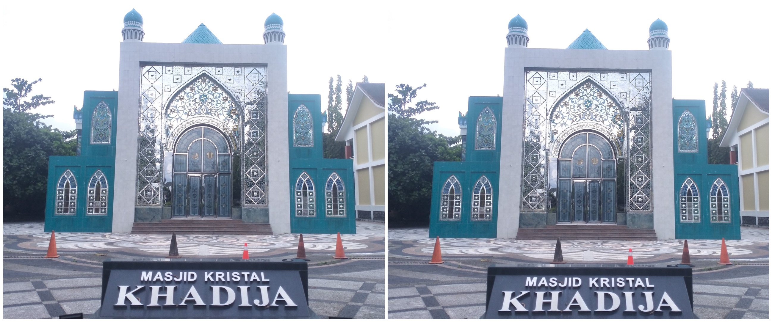 Masjid Kristal Khadija Yogyakarta, masjid mewah nan megah yang dibalut dengan ornamen kristal