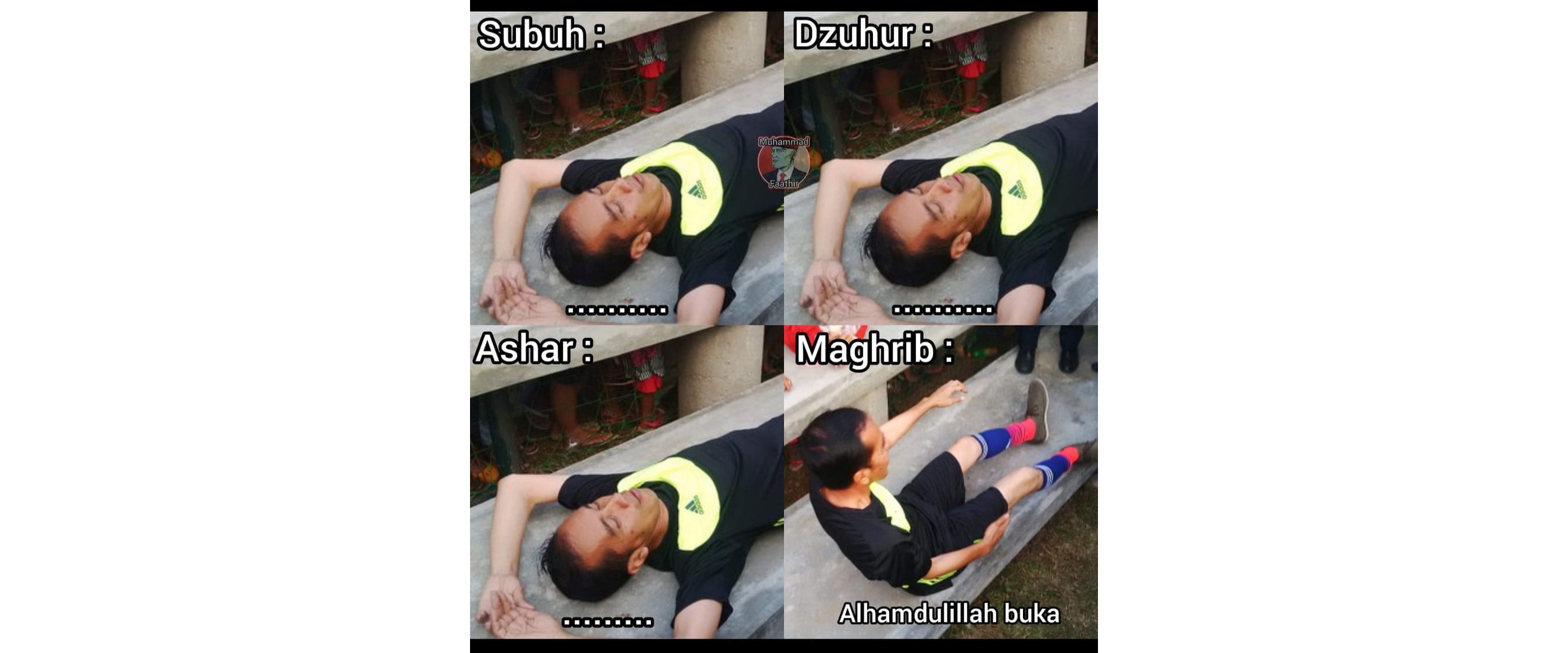 Kocak abis, 11 potret lucu tentang aktivitas di bulan puasa ini pasti pernah kamu alami minimal sekali