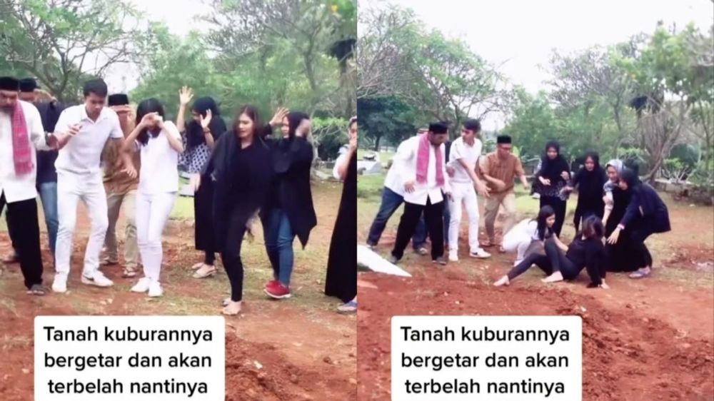 Hasilnya terlihat sepele, cara bikin adegan si jahat terkubur hidup-hidup di sinetron ini tak terduga