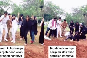 Hasilnya terlihat sepele, cara bikin adegan si jahat terkubur hidup-hidup di sinetron ini tak terduga