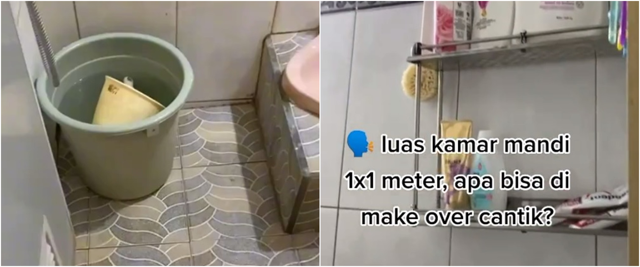 Kamar mandi ukuran 1x1 meter dimakeover jadi bak toilet hotel, hasilnya estetik pol