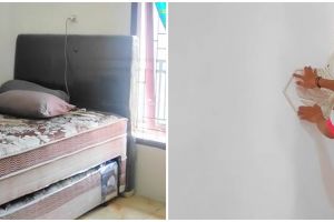 Makeover kamar kos dengan hiasan dan lampu estetik, modal Rp 1 jutaan tapi penampakannya elegan