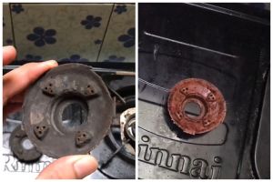 Tak perlu direndam, ini cara cepat bersihkan kerak di burner kompor gas dalam sekali gosok