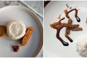 11 Potret kocak menu sederhana disajikan bak makanan mahal ini bikin senyum tipis