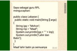 11 Chat lucu ucapan Lebaran minta maaf ke teman ini endingnya malah ngeselin