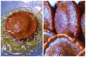 Cara mengolah adonan kue cucur, hasilnya empuk dan tetap berserat meski tanpa mixer