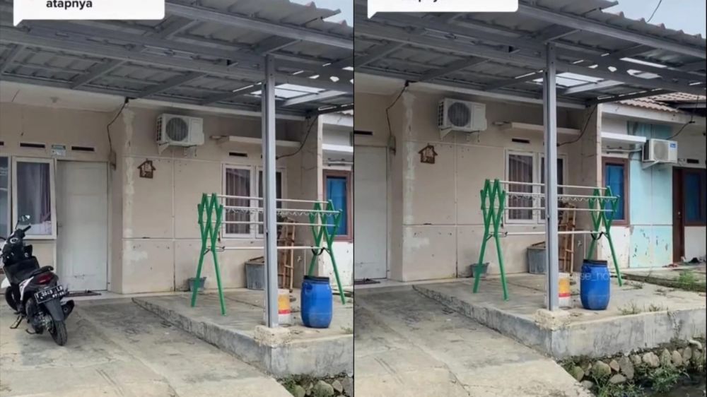 Awalnya terlihat sederhana, penampilan rumah subsidi usai dimakeover ini bak hunian di kompleks elit