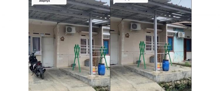 Awalnya terlihat sederhana, penampilan rumah subsidi usai dimakeover