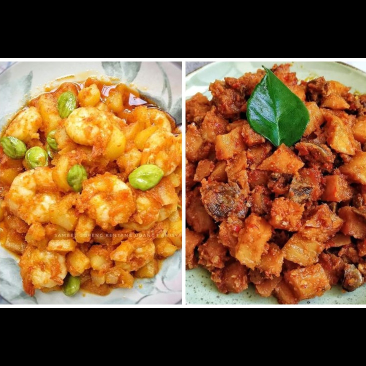 17 Resep sambal goreng kentang pedas spesial Lebaran, lezat dan bikin nagih