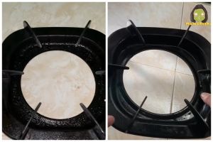 Cuma tambah 1 bahan dapur, ini cara membersihkan kerak tungku kompor gas dalam sekali gosok