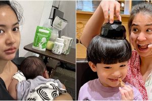 Punya wajah baby face, momen 9 seleb momong anak ini bak kakak beradik