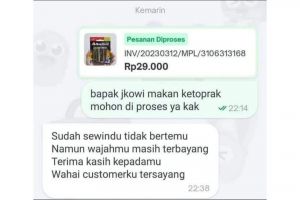 Mau ketawa tapi receh, 11 chat lucu berbalas pantun ini bikin senyum
