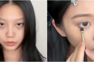 Wanita recreate makeup ala Idol K-Pop, hasil akhirnya disebut bak Jisoo BLACKPINK