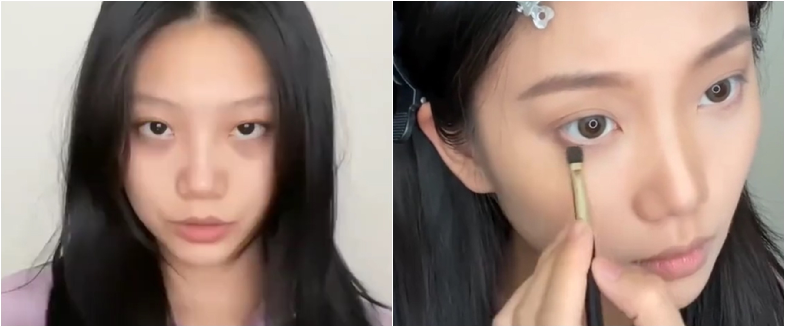 Wanita recreate makeup ala Idol K-Pop, hasil akhirnya disebut bak Jisoo BLACKPINK