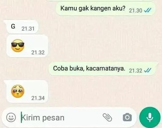 Perjuangan menjaga hati, 13 chat lucu pasangan LDR ini bikin heran