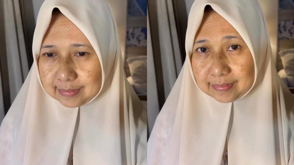 Nenek dirias MUA jadi pengantin syari, hasilnya manglingi terlihat lebih muda