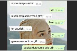 11 Chat lucu cowok nolak halus cewek ini bikin senyum kecut sambil nyesek