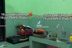 Cuma budget Rp 10 juta, dapur kumuh ini di makeover jadi modern dan mewah