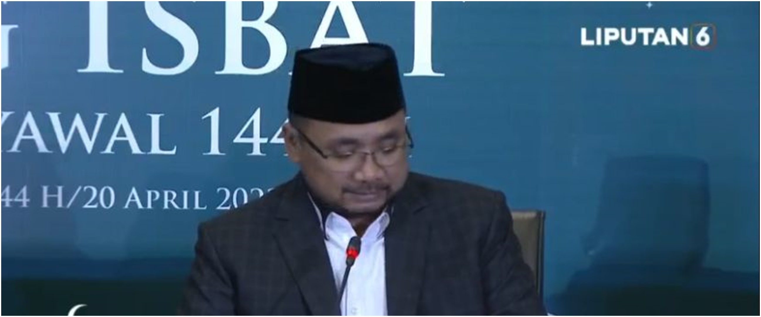 Hasil sidang isbat Kementrian Agama tetapkan Idul Fitri 2023 jatuh pada Sabtu 22 April