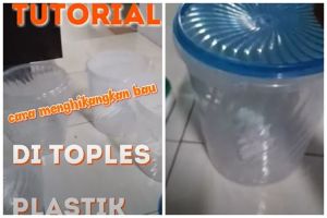 Cukup menggunakan 1 bahan dapur, ini cara ampuh menghilangkan bau apek pada toples baru