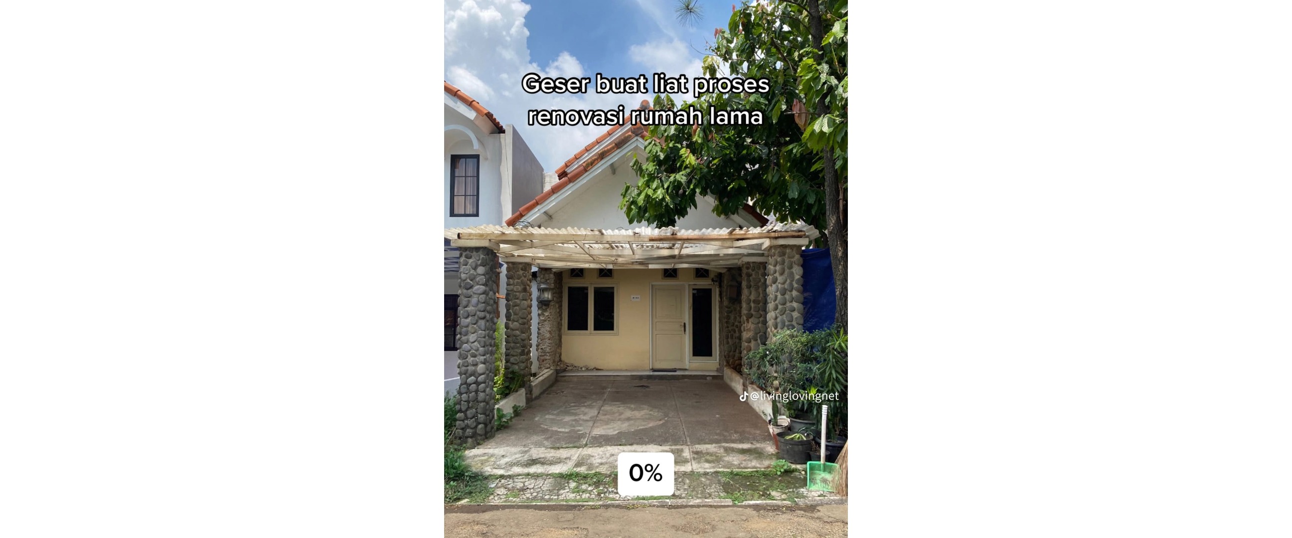 Rumah tua ini dimakeover jadi rumah elit perkotaan, hasil akhirnya tampak asri dan alami