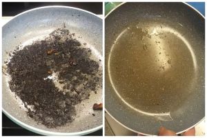 Cara ampuh bersihkan makanan gosong di teflon, lebih aman dan cepat tanpa direndam