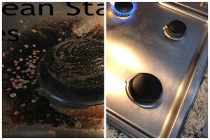 Pakai 2 bahan dapur, ini cara bersihkan noda gosong di kompor agar kinclong tanpa bikin tergores