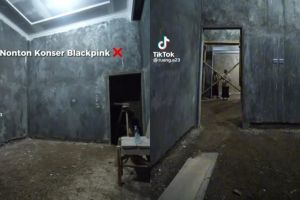 Ruang kosong penuh debu ini disulap jadi kamar tidur mewah bertemakan Blackpink, estetik abis