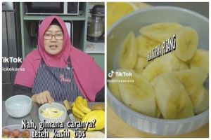 Pakai 1 bahan, ini trik supaya potongan buah pisang yang sudah dikupas tetap kuning dan tak menghitam