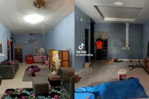 Awalnya berantakan, transformasi ruang keluarga setelah direnovasi ini bak aula hotel bintang 5