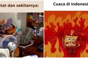 11 Potret kocak meme gambarkan cuaca panas ini relate banget, kalian setuju nggak?