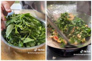 Trik mengolah kangkung yang sudah mulai layu agar segar lagi dan tetap hijau usai dimasak