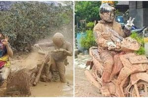 11 Potret kocak momen apes gara-gara kena lumpur ini pengin kasihan tapi bikin ngakak