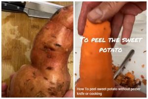 Tak perlu pakai pisau, begini cara mudah kupas ubi agar mulus dan isinya tak banyak terbuang