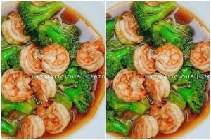 Resep brokoli udang saus bawang putih, enak, praktis, dan menggugah selera