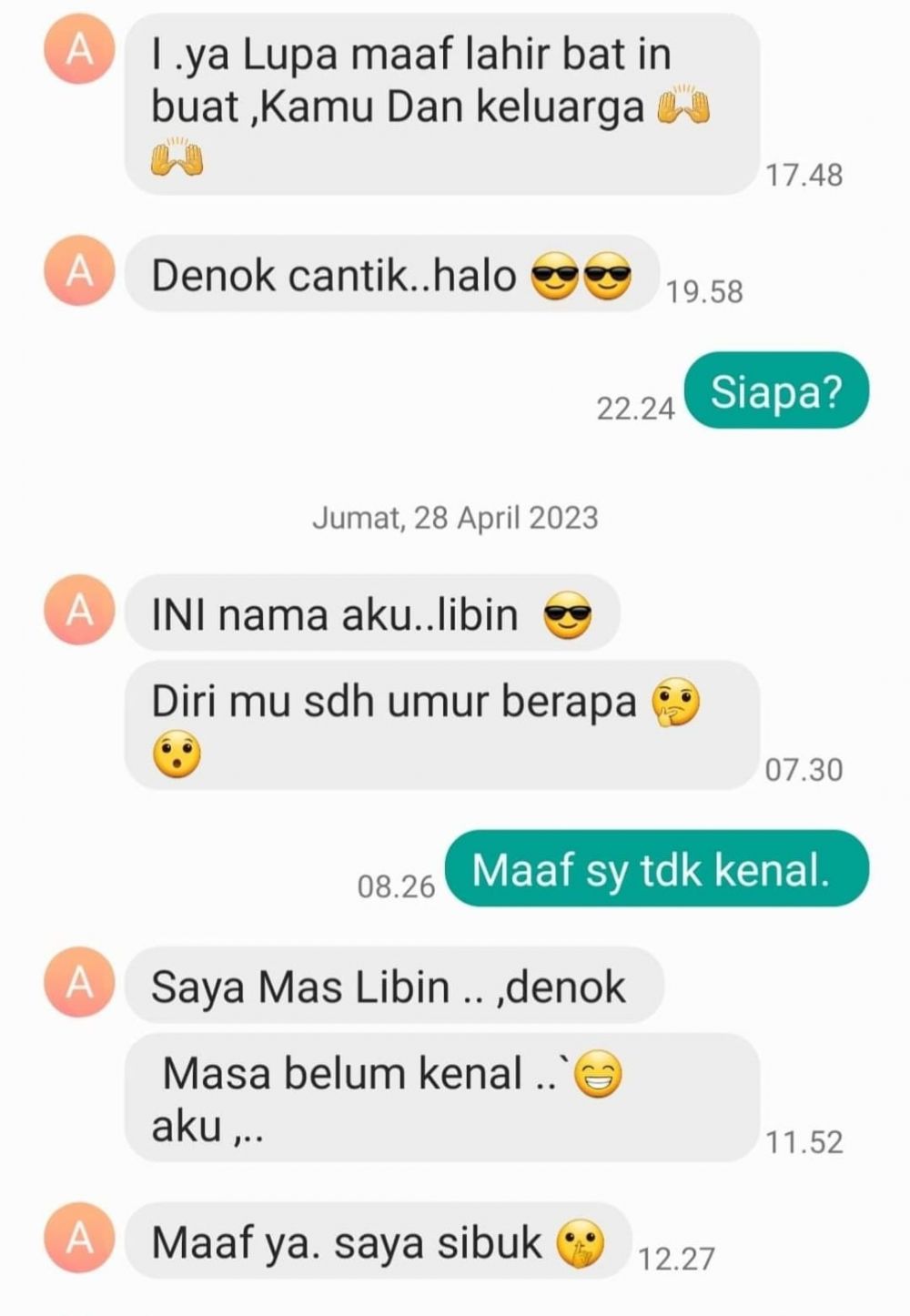 Sok asyik banget, 13 chat lucu diajak kenalan orang nggak dikenal ini endingnya bikin kesal