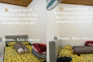 Awalnya tampak sederhana, transformasi kamar khusus pengantin baru usai di makeover ini bikin melongo