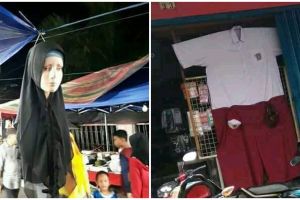 11 Potret kocak jualan baju di pasar ini bikin pengunjung syok