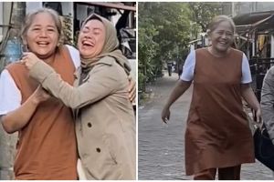 Momen haru pertemuan dua sahabat SMA setelah 30 tahun berpisah, sempat lupa nama dan kebingungan