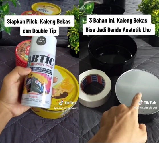 Manfaatkan 1 barang bekas, trik bikin hiasan dinding estetik ini nggak bikin kantong jebol