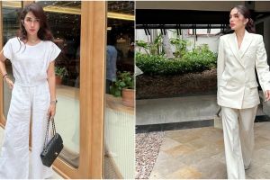 Gaya Ussy Sulistiawaty di acara halalbihalal tuai pujian, poninya disebut mirip Song Hye-kyo