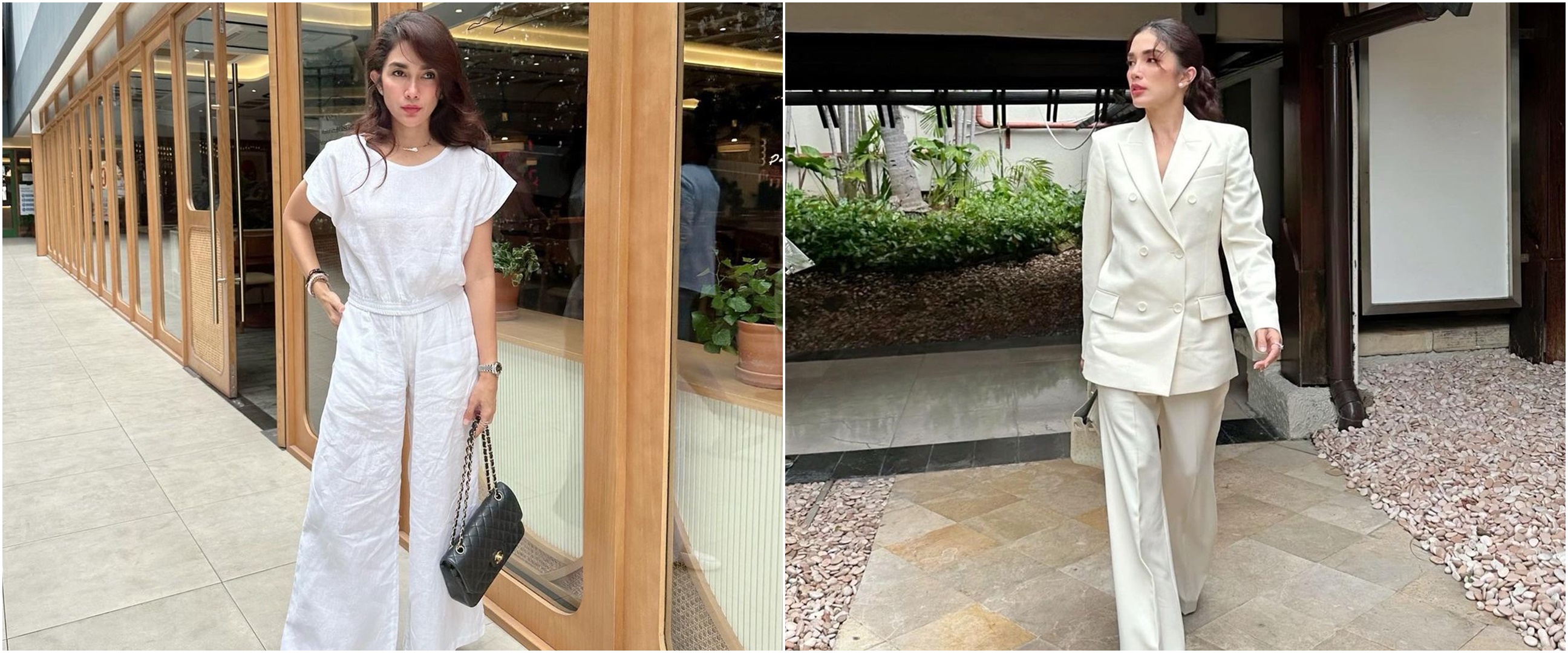 Gaya Ussy Sulistiawaty di acara halalbihalal tuai pujian, poninya disebut mirip Song Hye-kyo
