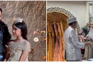 Momen pernikahan ibu Marshanda, kehadiran Sienna bikin salah fokus