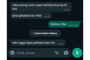 Penuh drama, 11 chat lucu dengan pemilik kos ini bikin susah nahan ketawa