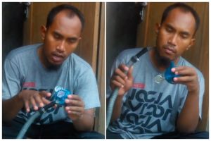 Tanpa perlu dipotong, ini cara melepas selang dari regulator gas cuma pakai 1 bahan dapur