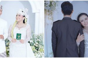 8 Momen pernikahan Mella Rossa adik Via Vallen, ketidakhadiran sang kakak jadi sorotan